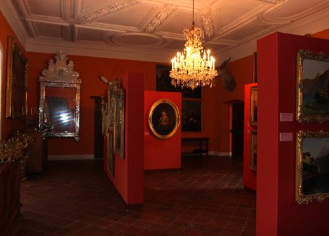 Gestaltung Ausstellungsraum (Kunstsammlung) im Schloss Schwarzenberg
